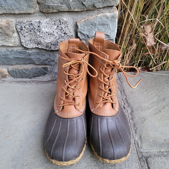 L.L.Bean thinsulate lined duck boots - Picture 8 of 14